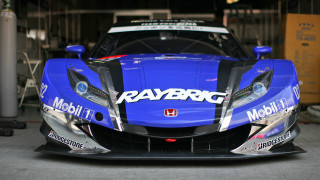 Blue sports car garage racing - hood free wallpaper for desktop
