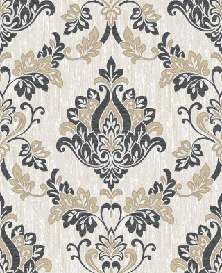 Black beige floral wallpaper design - a floral design free wallpaper for mobile