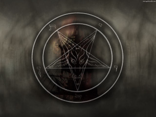 Pentagram cat dark background image - a pentagramil free wallpaper for desktop