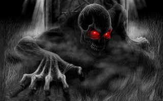 Creepy monster red eyes dark - creepy free wallpaper for desktop