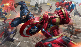 Avengers cartoon battle 1980s scifi - a cartoon style scene free wallpaper for desktop
