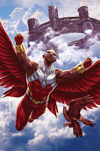 Man flying bird castle afrofuturism - afrofuturism free wallpaper for mobile