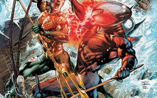 Comic book cover man fighting - a comic book cover free wallpaper