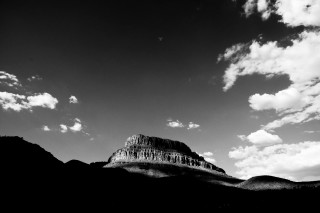 Mountain sky clouds above few - a few cloud above free wallpaper