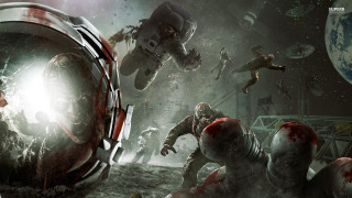 Zombies space station man middle - a group of zombies free wallpaper