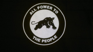 Black white logo circle background - emory douglas free wallpaper