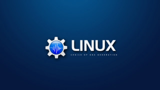 Linux gear soundwaves logo image - a logo free wallpaper