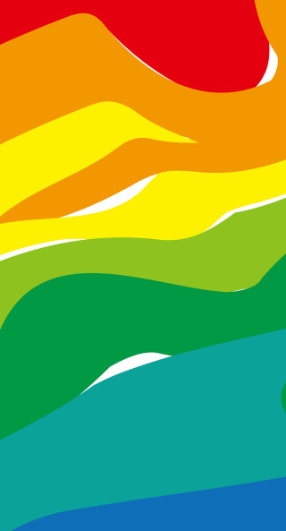 Rainbow white black red green - triadic free wallpaper for mobile