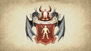 Coat of arms bats shield - a coat of arms free wallpaper