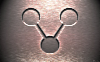Metallic scissors shadow centered purism - the middle of it free wallpaper