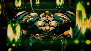 Futuristic city cartoon vehicle spider - a vehicle free wallpaper