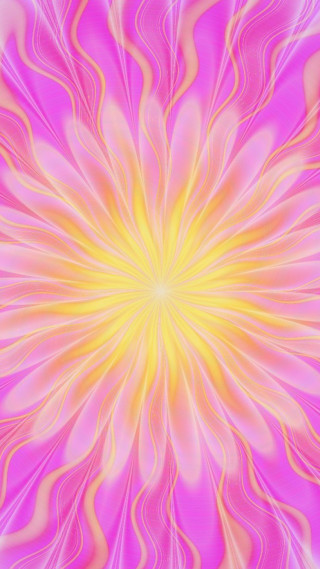 Pink yellow flower radiant metaphysical - radiant free wallpaper for mobile