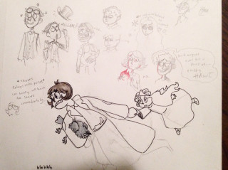 Girl holding stuffed animal drawings - ross free wallpaper