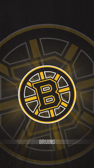 Boston hockey logo black background - folk art free wallpaper for mobile