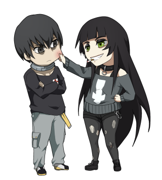 Anime character conversation pointing finger - felixkelly free wallpaper for tablet