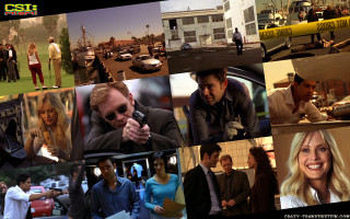 People cars city police tape - a collage of photos free wallpaper