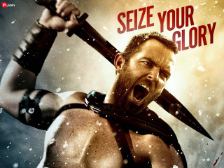 Man holding scissors message saying - a pair of scissors free wallpaper for desktop