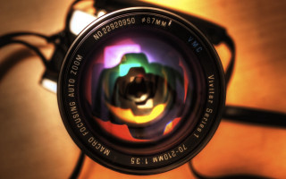 Camera lens multicolored flower lens 2 - a black case free wallpaper