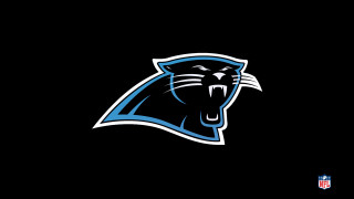 Panther logo black background blue - dan frazier free wallpaper