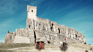 Hill building forest sunny romanesque - romanesque free wallpaper