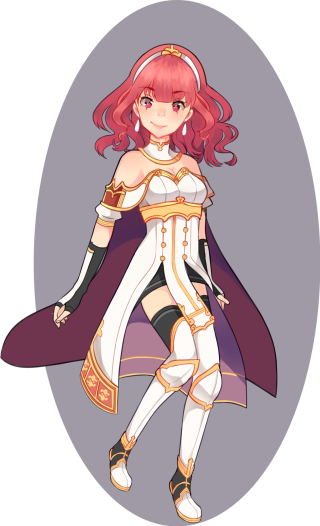 Woman white red outfit cape - outfit free wallpaper for mobile