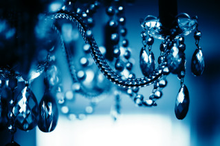 Chandelier beads ceiling light background - a chandelier free wallpaper
