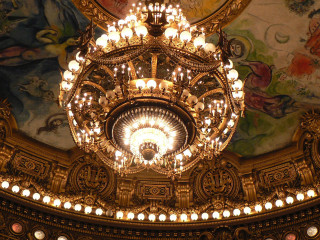 Chandelier mural painting ceiling building - a chandelier free wallpaper for desktop