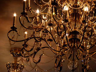 Chandelier lights hanging clock side - exquisite lighting free wallpaper