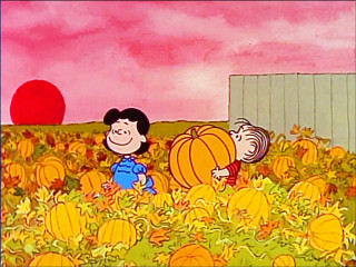 Pumpkin patch boy girl autumn - charles schulz free wallpaper