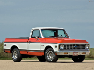 Red white truck road grass - truck free wallpaper