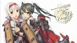 Anime girls white hair musical - musical free wallpaper