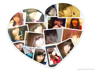 Heart shaped collage women cell - love free wallpaper for desktop