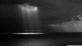 Storm ocean light clouds sunshine 2 - the cloud and the sun free wallpaper