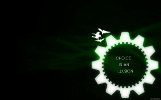 Green white clock black background - clock free wallpaper for desktop