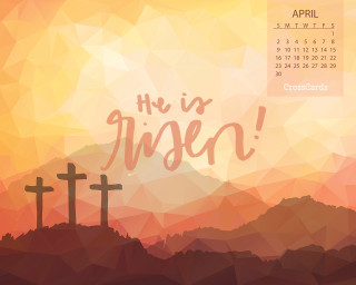 Wall calendar cross hin nise - a cross free wallpaper for desktop