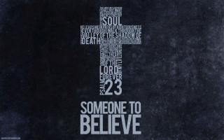 Cross words black background white - powerful free wallpaper