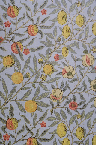 Fruit leaves flowers wallpaper pattern - a bunch of fruit free wallpaper
