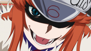 Redhair girl hat smile openmouth - a hat and a tie free wallpaper