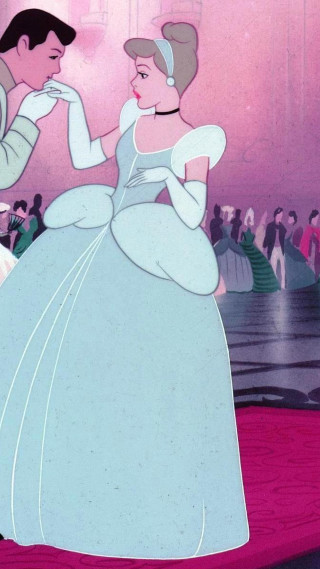 Man woman formal dress dancing - matte drawing free wallpaper