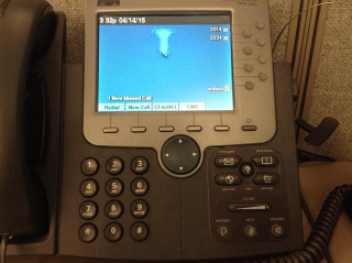 Phone screen desk telephone cord - a screen free wallpaper