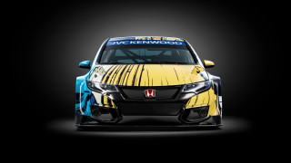 Yellow blue honda civic digital - private free wallpaper for desktop
