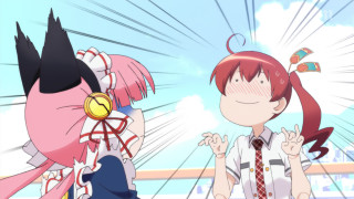 Anime couple sky background clouds 3 - cloud and sun free wallpaper