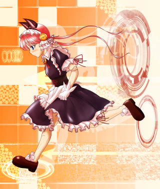 Flying woman dress hat blush - hint of yayoi kasuma free wallpaper for mobile