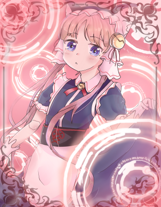 Anime character pink background swirls - swirl free wallpaper for mobile