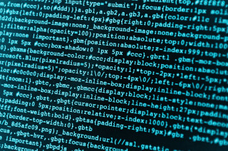 Computer screen blue text black 2 - white letter free wallpaper for desktop