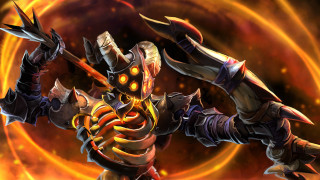 Demonic character sword armor fire - a sword and armor free wallpaper