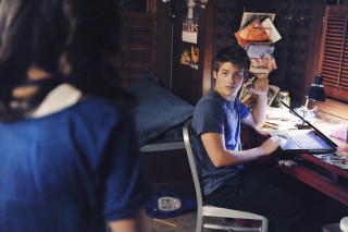 Man sitting desk laptop woman - a man sitting free wallpaper