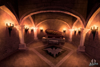 Couch candles star pattern room - a floor free wallpaper