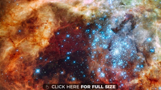 Large star cluster center small - a large star cluster in the sky free wallpaper