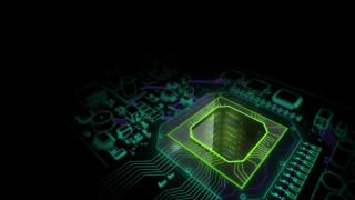 Circuit board green light black - a computer circuit board free wallpaper